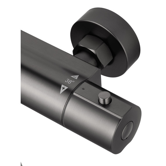 Смесители для душа с термостатом Wonzon & Woghand Inn WW-B2029-A-BGG, тёмный графит фото 5