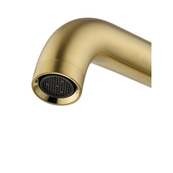 Смеситель для раковины напольный Wonzon & Woghand Stick WW-88649905-BG, золото фото 5