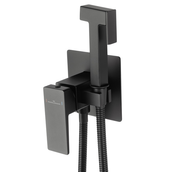 набор для гигиенического душа Wonzon & Woghand Cube 2.0 WW-88829068-MB (со скрытой частью) чёрный фото 3