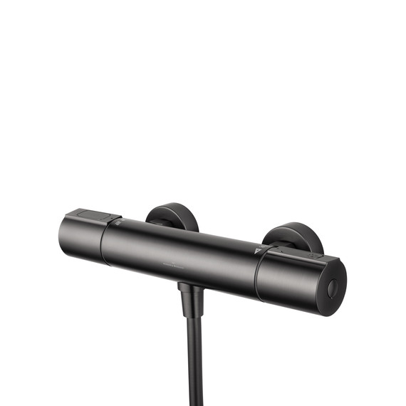 Смесители для душа с термостатом Wonzon & Woghand Inn WW-A2006-A-BGG, тёмный графит фото 3