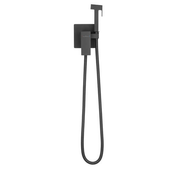 набор для гигиенического душа Wonzon & Woghand Cube 2.0 WW-88829068-MB (со скрытой частью) чёрный фото 2