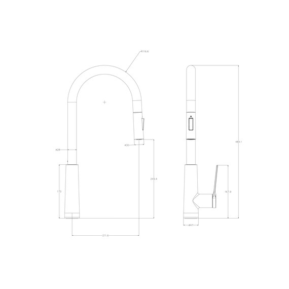 Смесители для кухни Wonzon & Woghand WW-A20782-MB, чёрный фото 5