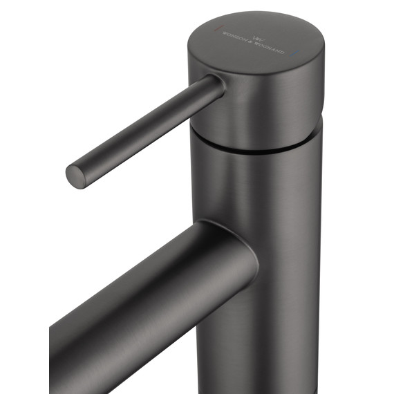 Смеситель для раковины напольный Wonzon & Woghand Stick WW-88649905-BGM, тёмный графит фото 4