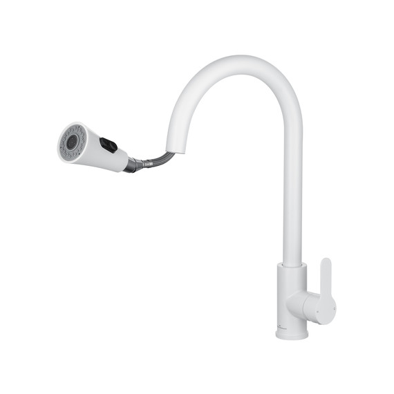 Смесители для кухни Wonzon & Woghand WW-121E201L-MW, белый фото 2