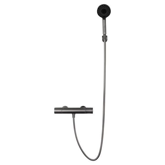 Смесители для душа с термостатом Wonzon & Woghand Inn WW-A2006-A-BGG, тёмный графит фото 2