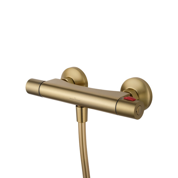 Смесители для душа с термостатом Wonzon & Woghand Inn WW-B2005-A-BG, золото фото 3