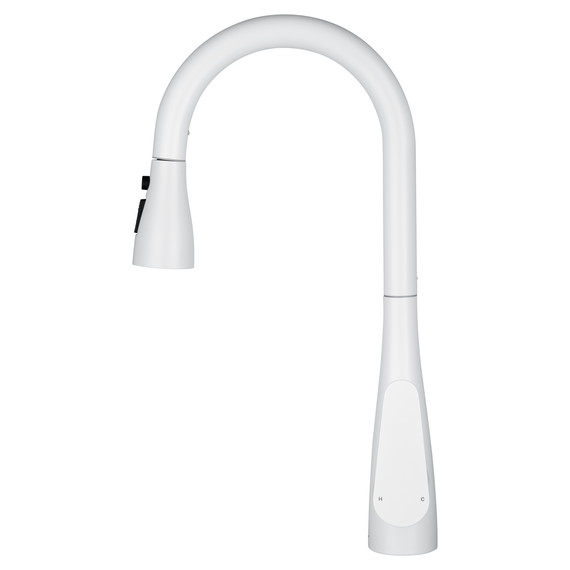 Смесители для кухни Wonzon & Woghand WW-121E201B-MW, белый фото 4