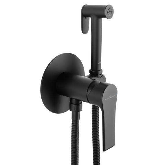 набор для гигиенического душа Wonzon & Woghand Brilliant WW-88829079-MB (со скрытой частью) чёрный фото 4