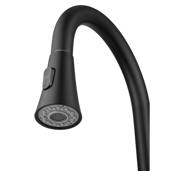 Смесители для кухни Wonzon & Woghand WW-121E201L-MB, чёрный фото 4