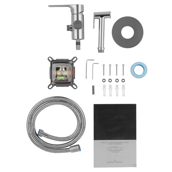 набор для гигиенического душа Wonzon & Woghand Brilliant WW-88829079-CR (со скрытой частью) фото 4