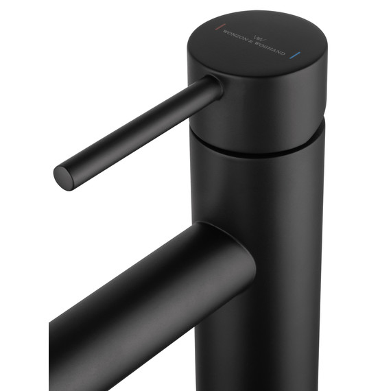 Смеситель для раковины напольный Wonzon & Woghand Stick WW-88649905-MB, чёрный фото 4