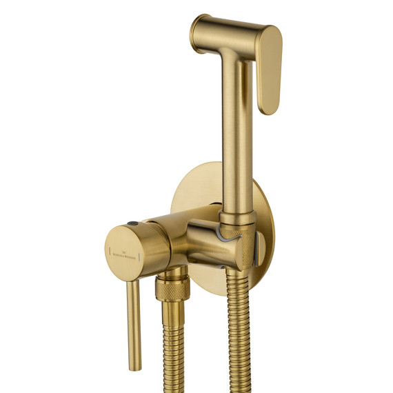 набор для гигиенического душа Wonzon & Woghand Stick WW-88829902-BG (со скрытой частью) золото фото 3