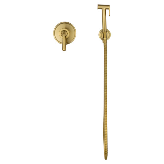 набор для гигиенического душа Wonzon & Woghand Steam WW-88849008-BG (со скрытой частью) золото фото 2