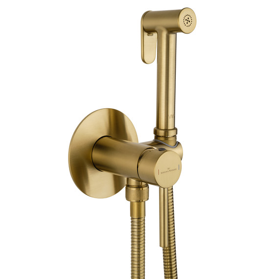 набор для гигиенического душа Wonzon & Woghand Stick WW-88829902-BG (со скрытой частью) золото фото 4