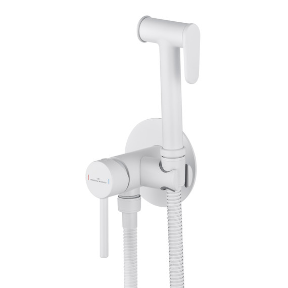 набор для гигиенического душа Wonzon & Woghand Stick WW-88829902-MW (со скрытой частью) белый фото 3