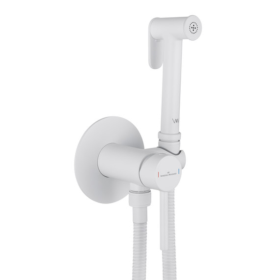 набор для гигиенического душа Wonzon & Woghand Stick WW-88829902-MW (со скрытой частью) белый фото 4