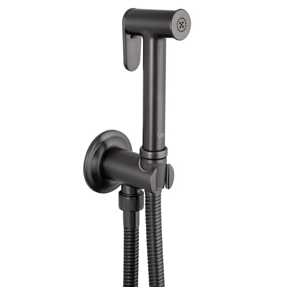 набор для гигиенического душа Wonzon & Woghand Steam WW-88849008-BGM (со скрытой частью) тёмный графит фото 5