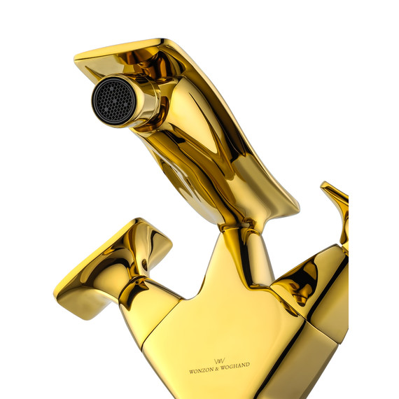 Смеситель для биде Wonzon & Woghand Shakespeare WW-655001-DG, золото фото 3