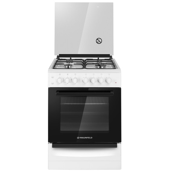 Газовая плита с электрической духовкой Maunfeld MGC60ECW04 фото 