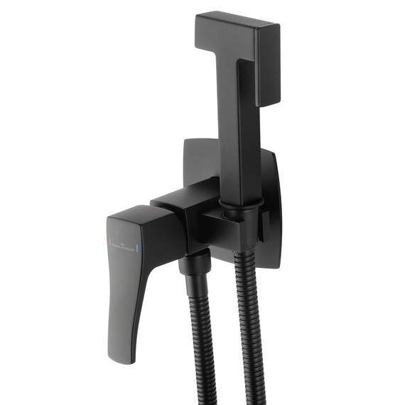 набор для гигиенического душа Wonzon & Woghand Flex WW-88829072-MB (со скрытой частью) чёрный фото 3