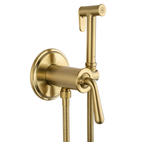 набор для гигиенического душа Wonzon & Woghand Steam WW-88829008-BG (со скрытой частью) золото фото 6