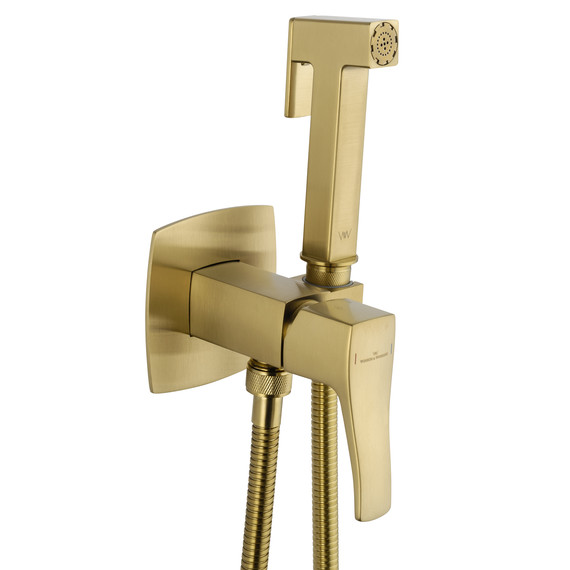 набор для гигиенического душа Wonzon & Woghand Flex WW-88829072-BG (со скрытой частью) золото фото 4