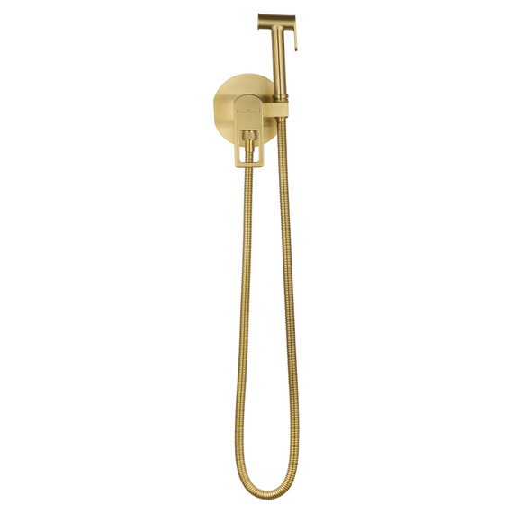 набор для гигиенического душа Wonzon & Woghand Frame WW-88829010-BG (со скрытой частью) золото фото 2