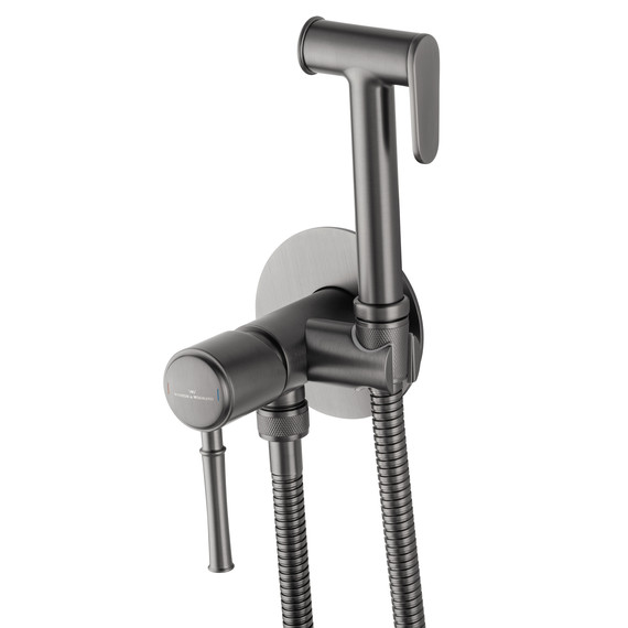 набор для гигиенического душа Wonzon & Woghand Tor WW-88829073-BGM (со скрытой частью) тёмный графит фото 3