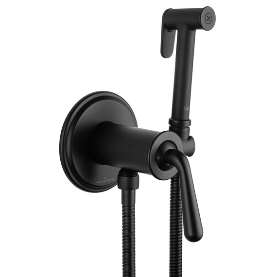 набор для гигиенического душа Wonzon & Woghand Steam WW-88829008-MB (со скрытой частью) чёрный фото 4