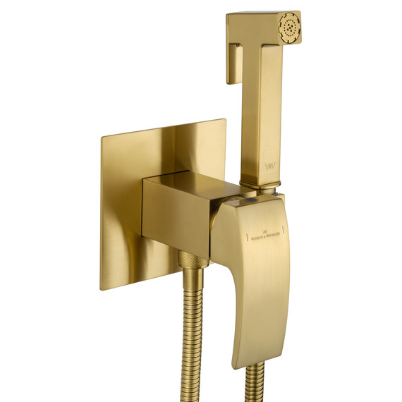 набор для гигиенического душа Wonzon & Woghand Fit WW-88829009-BG (со скрытой частью) золото фото 4