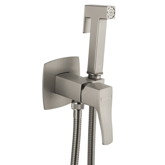 набор для гигиенического душа Wonzon & Woghand Flex WW-88829072-BN (со скрытой частью) никель фото 4