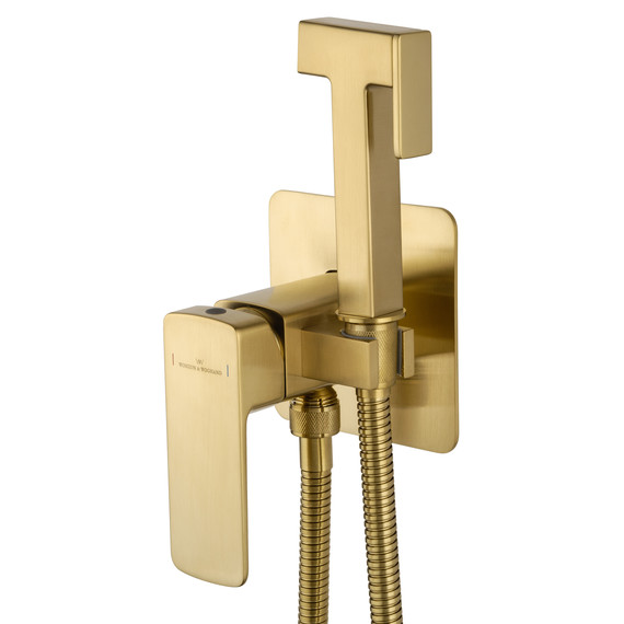 набор для гигиенического душа Wonzon & Woghand Edge WW-88829003-BG (со скрытой частью) золото фото 3