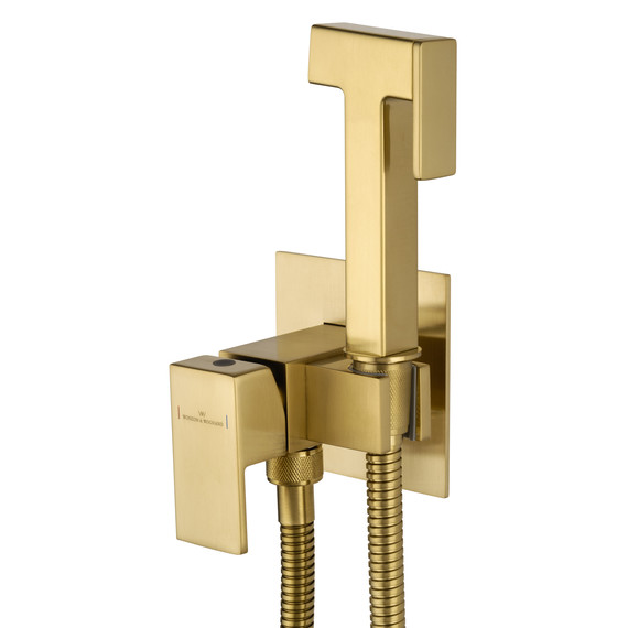 набор для гигиенического душа Wonzon & Woghand WW-88829903-BG (со скрытой частью) золото фото 3