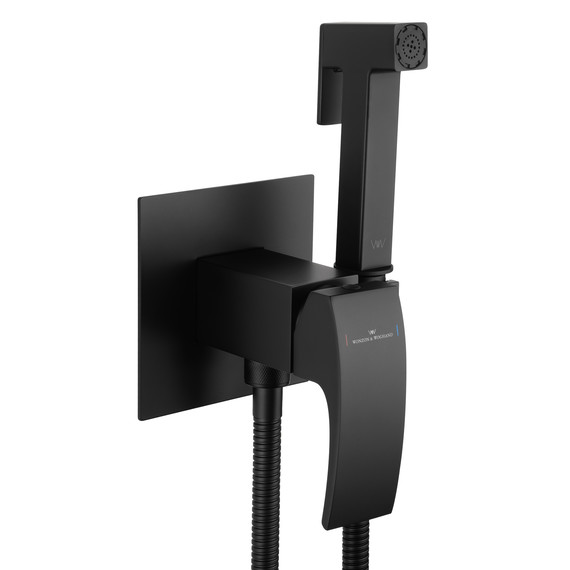 набор для гигиенического душа Wonzon & Woghand Fit WW-88829009-MB (со скрытой частью) чёрный фото 4