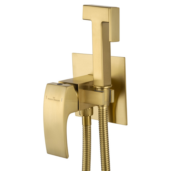 набор для гигиенического душа Wonzon & Woghand Fit WW-88829009-BG (со скрытой частью) золото фото 3