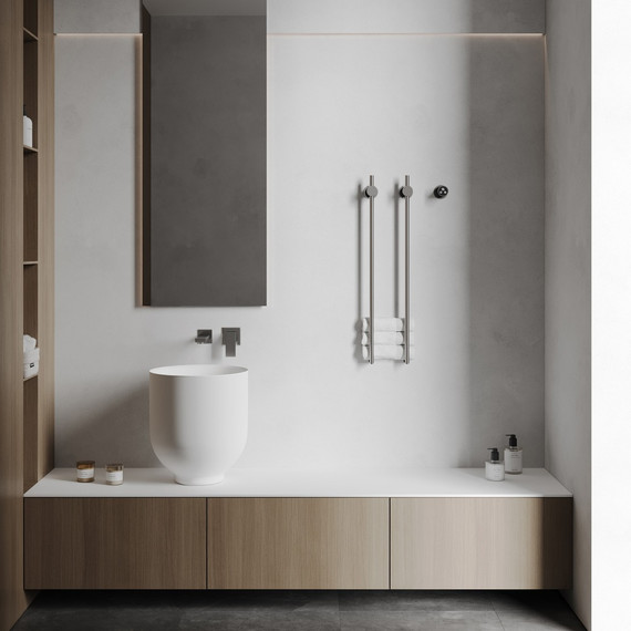 Полотенцесушитель электрический Abber Charme П2 800x345 мм AH4002 фото 2