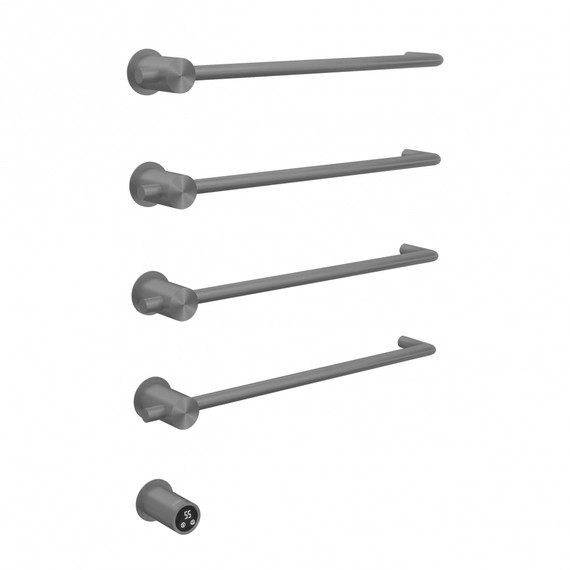 Полотенцесушитель электрический Abber Charme П4 645x520 мм AH4004BST, сталь брашированная фото 