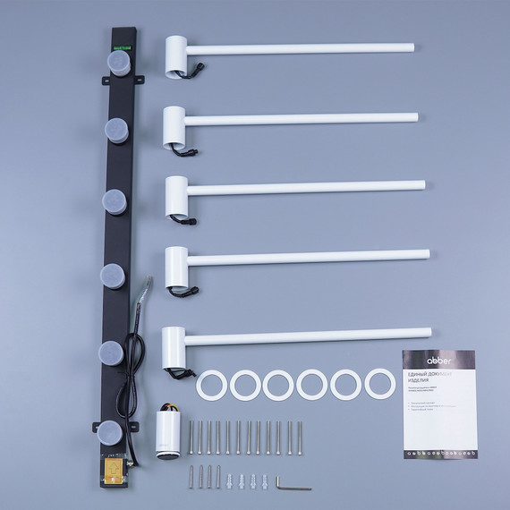 Полотенцесушитель электрический Abber Charme П5 795x520 мм AH4005MW, белый матовый фото 3