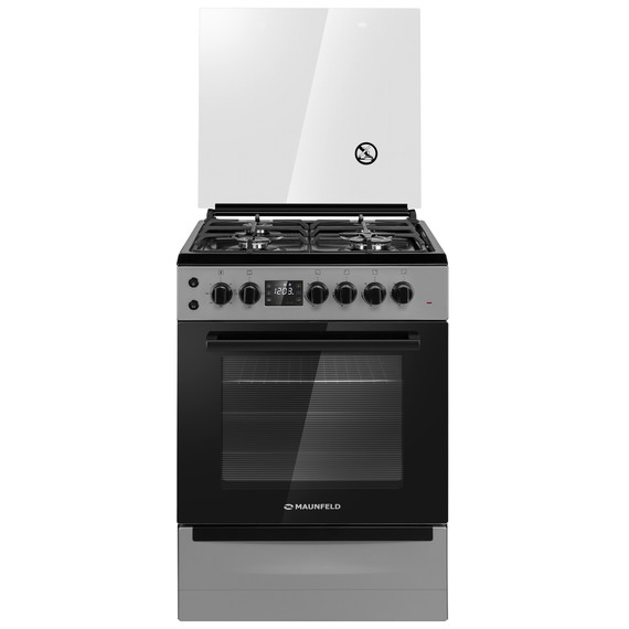 Газовая плита с электрической духовкой Maunfeld MGC60ECGR05 фото 