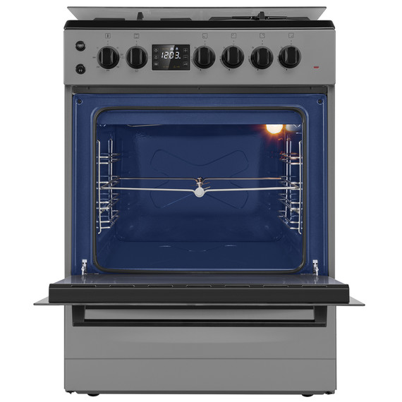 Газовая плита с электрической духовкой Maunfeld MGC60ECGR05 фото 4