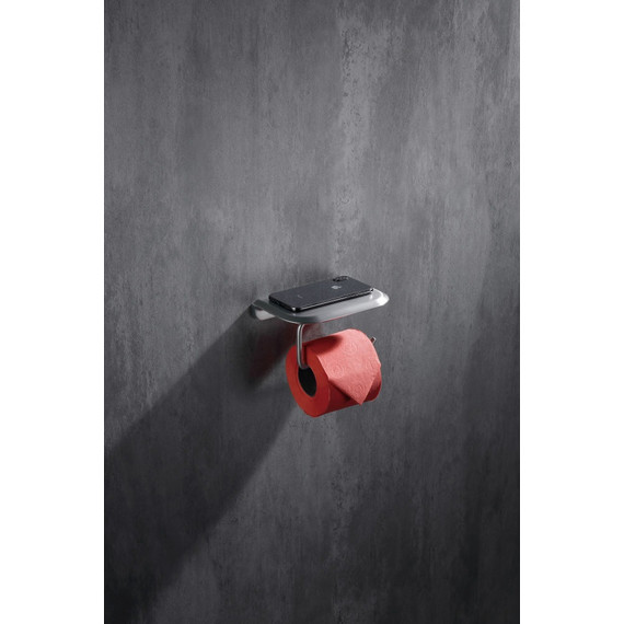 Держатель для туалетной бумаги Abber Nord AA1530SP, цвет сатин фото 2
