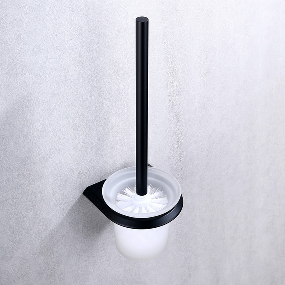 Ершик для унитаза Abber Nord AA1532B, цвет чёрный матовый фото 2