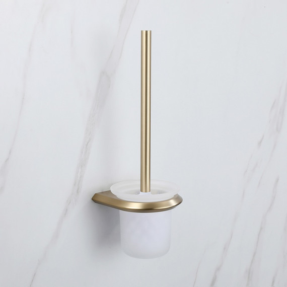 Ершик для унитаза Abber Nord AA1532G, цвет золото матовое фото 2