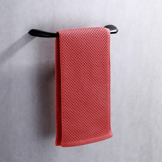 Держатель для полотенец Abber Nord AA1551B, цвет чёрный матовый фото 3