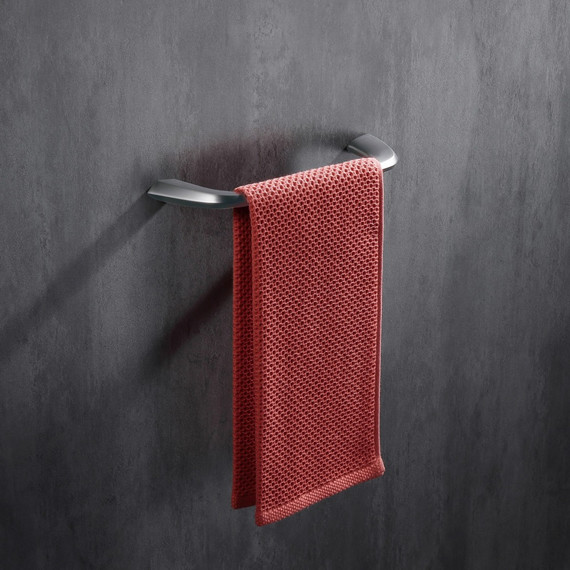 Держатель для полотенец Abber Nord AA1551SP, цвет сатин фото 2