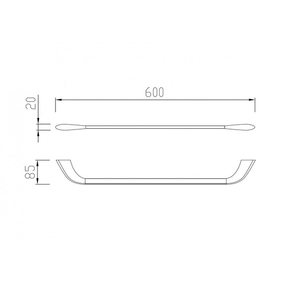 Держатель для полотенец Abber Nord AA1552 фото 3