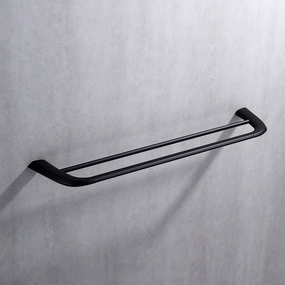 Держатель для полотенец Abber Nord AA1553B, цвет чёрный матовый фото 2