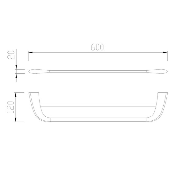 Держатель для полотенец Abber Nord AA1553G, цвет золото матовое фото 3