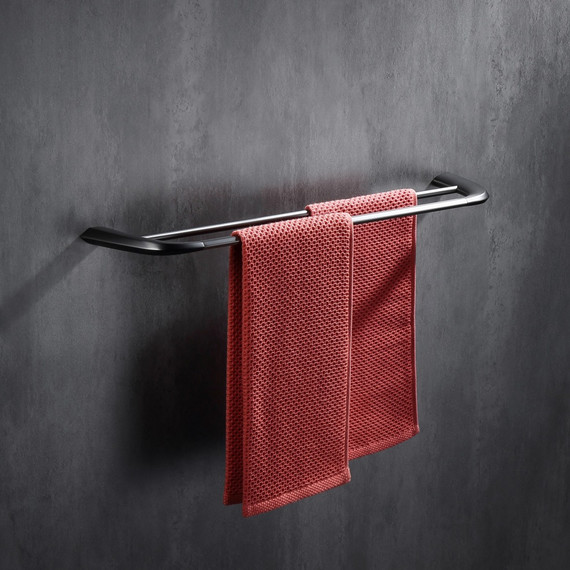 Держатель для полотенец Abber Nord AA1553NG, цвет никель фото 2