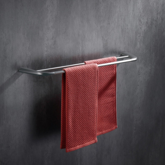 Держатель для полотенец Abber Nord AA1553SP, цвет сатин фото 2